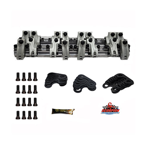 1.6 SBC AFR Eliminator Shaft Mount Rocker Arms Set 0.450 Inch Offset Scorpion Racing Products
