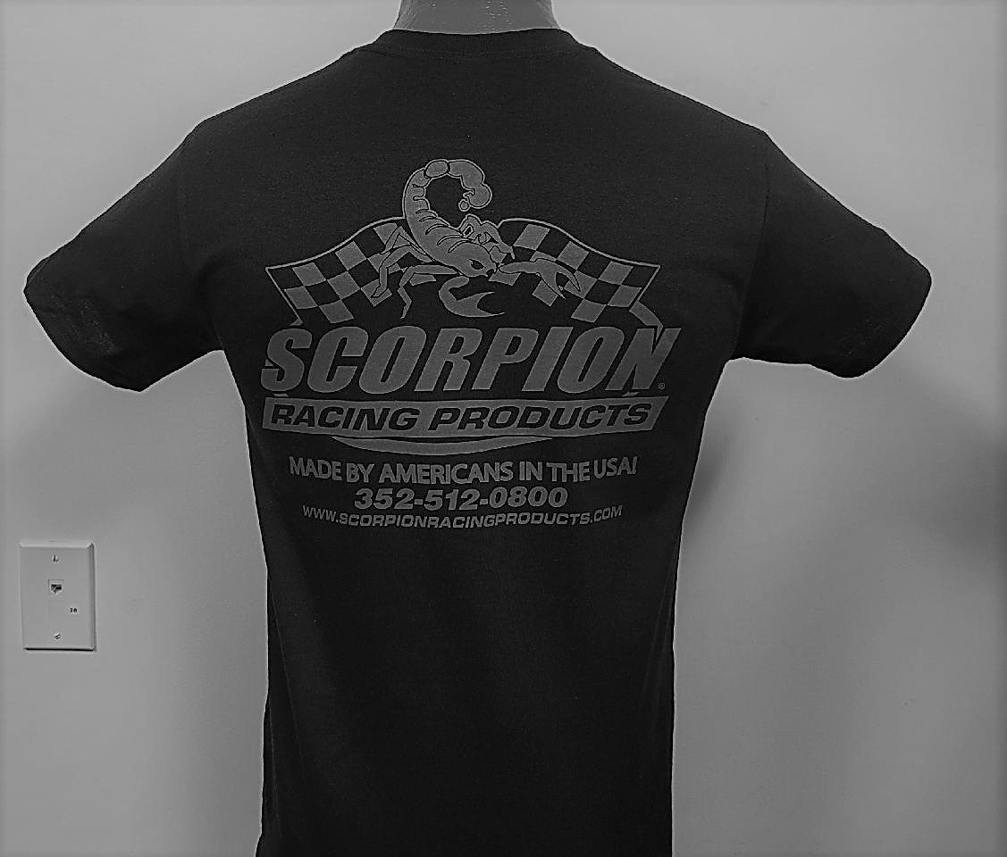 Black T-shirt with Gray Logo