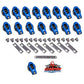 1.7 LS1 LS Race Series Rocker Arms Set 8mm Non Adjustable Includes Pedestal, U-channel