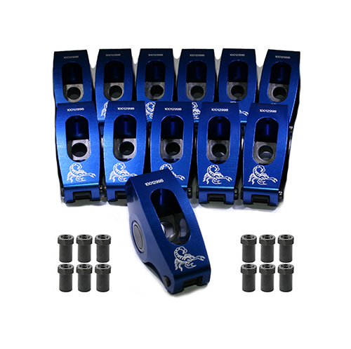 1.5 SBC Self Aligning Race Series Rocker Arms Set 7/16 Inch Chevy V-6 4.3 / Vortec Scorpion Racing Products
