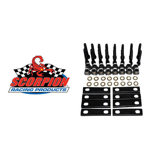 SCP LS1H-1 – LS1 Hardware Kit 4140 Machined Steel Black Oxide Coating Scorpion Racing Products