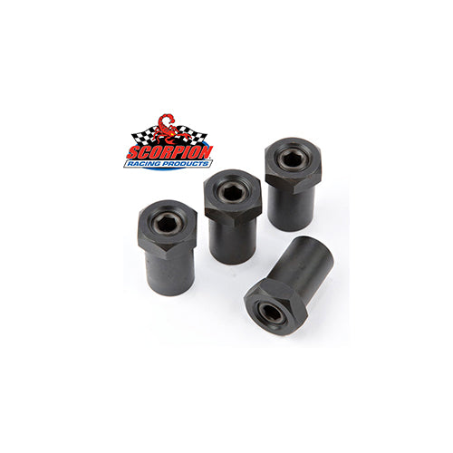 SCP PL38SA-4 – 3/8 Rocker Arm Nut Polylock NB SA Self Aligning and Narrow Body Sold a 4 Scorpion Racing Products