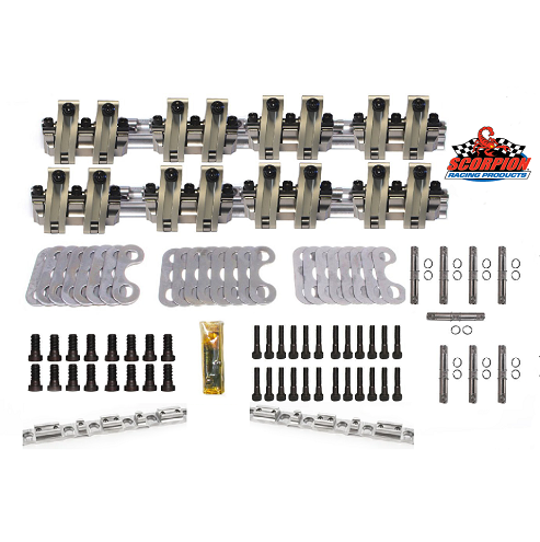 SBC Shaft Mount Rocker Arms Set – Scorpion Racing